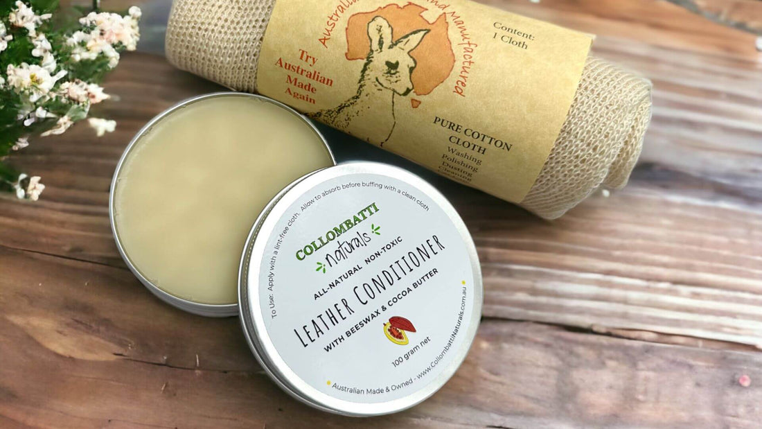 How To Make DIY Beeswax Leather Conditioner And Polish - At Home On The  Prairie