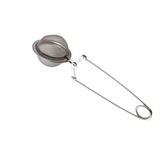 Blossom & Hive Stainless steel mesh tea ball on a white background
