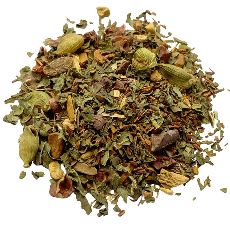 Collombatti Naturals Choc Mint Rooibos loose leaf tea