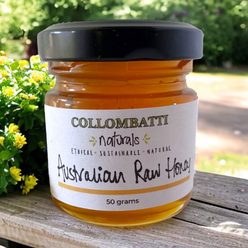 Collombatti Naturals Honey Sampler in glass jar