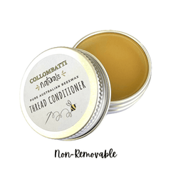 non removable Beeswax Thread Wax in reusable aluminium container