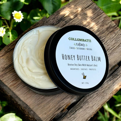 Collombatti Naturals 250g bulk honey butter balm for dry skin