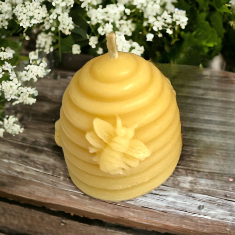 Collombatti Naturals beeswax candle