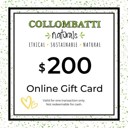 Collombatti Naturals $200 gift voucher