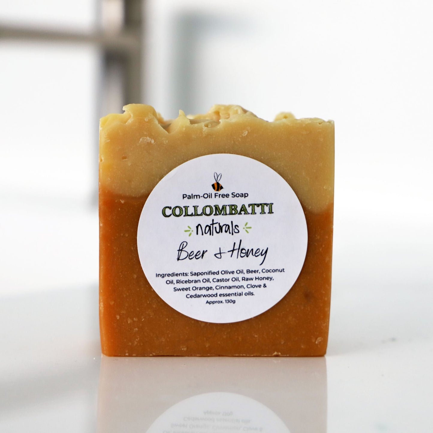 Collombatti Naturals handmade with beer and honey