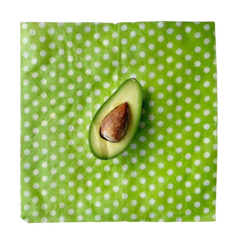 Collombatti Naturals beeswax food wrapped avocado